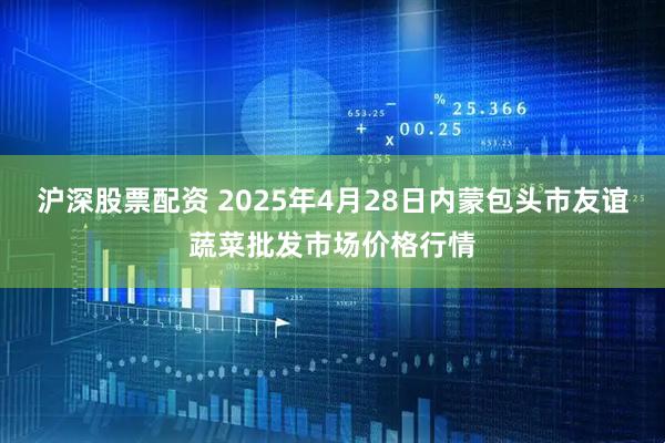 沪深股票配资 2025年4月28日内蒙包头市友谊蔬菜批发市场价格行情